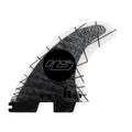 Carbon Large Tri Quad Fin Set U7774