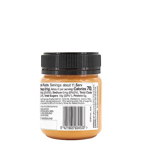 MGO 515+ 100% Certified UMF 15+ Manuka Honey 7.9 oz Jar H17149