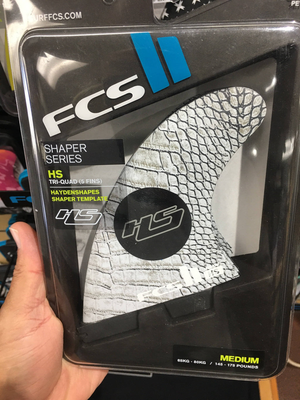 Carbon Large Tri Quad Fin Set U7774