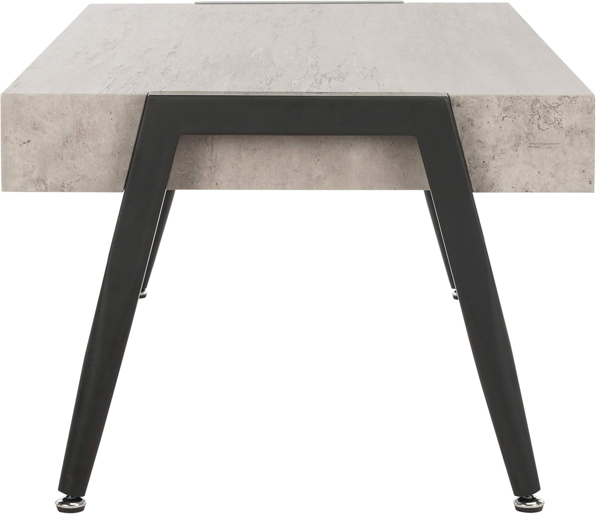 Light Grey and Black Coffee Table X52138