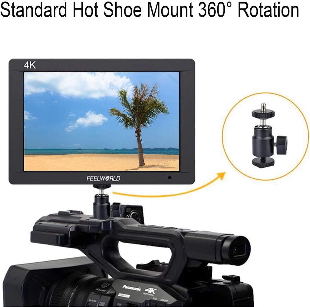 7 4K HDMI On Camera Field Monitor IPS Full HD 1920x1200 with Peaking Assist B530448