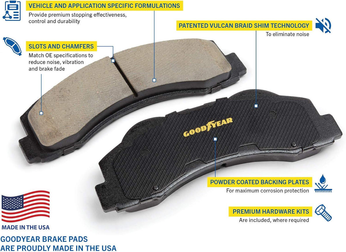Ceramic Brake Kit Calipers Rotors L507634