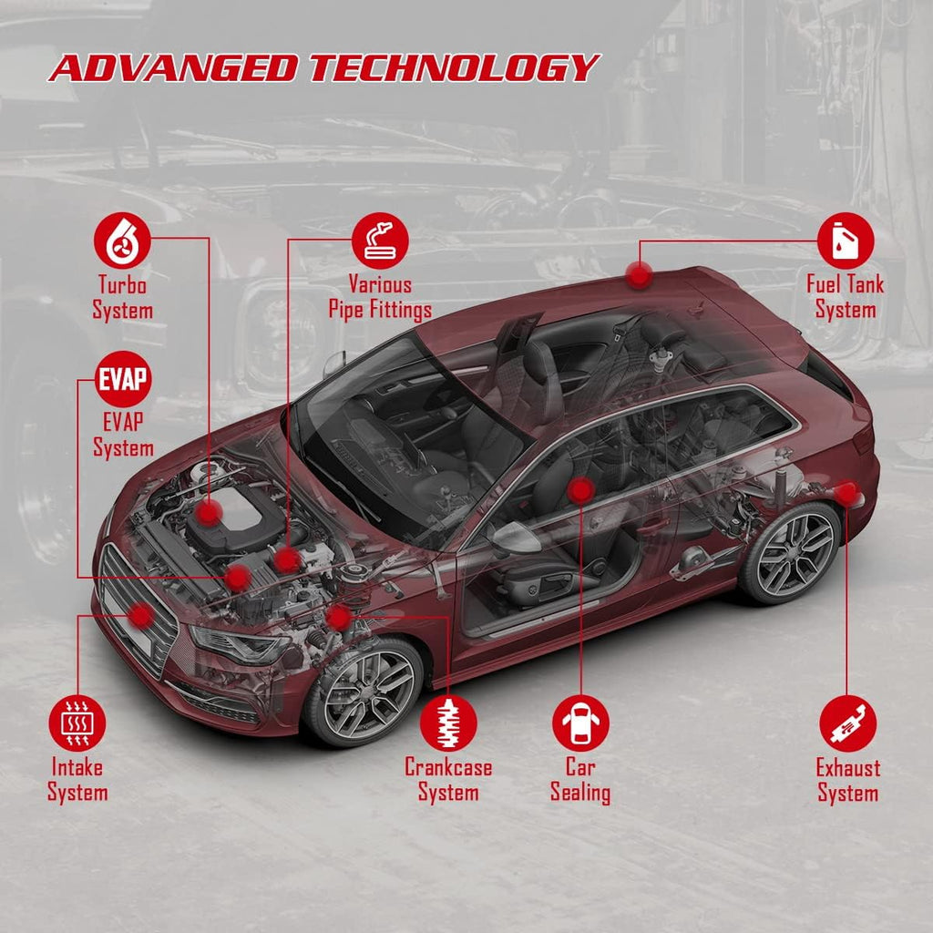 Smoke Machine Leak Detector, 2 Modes Automotive Fuel Pipe System Leakage Diagnostic Tester R782