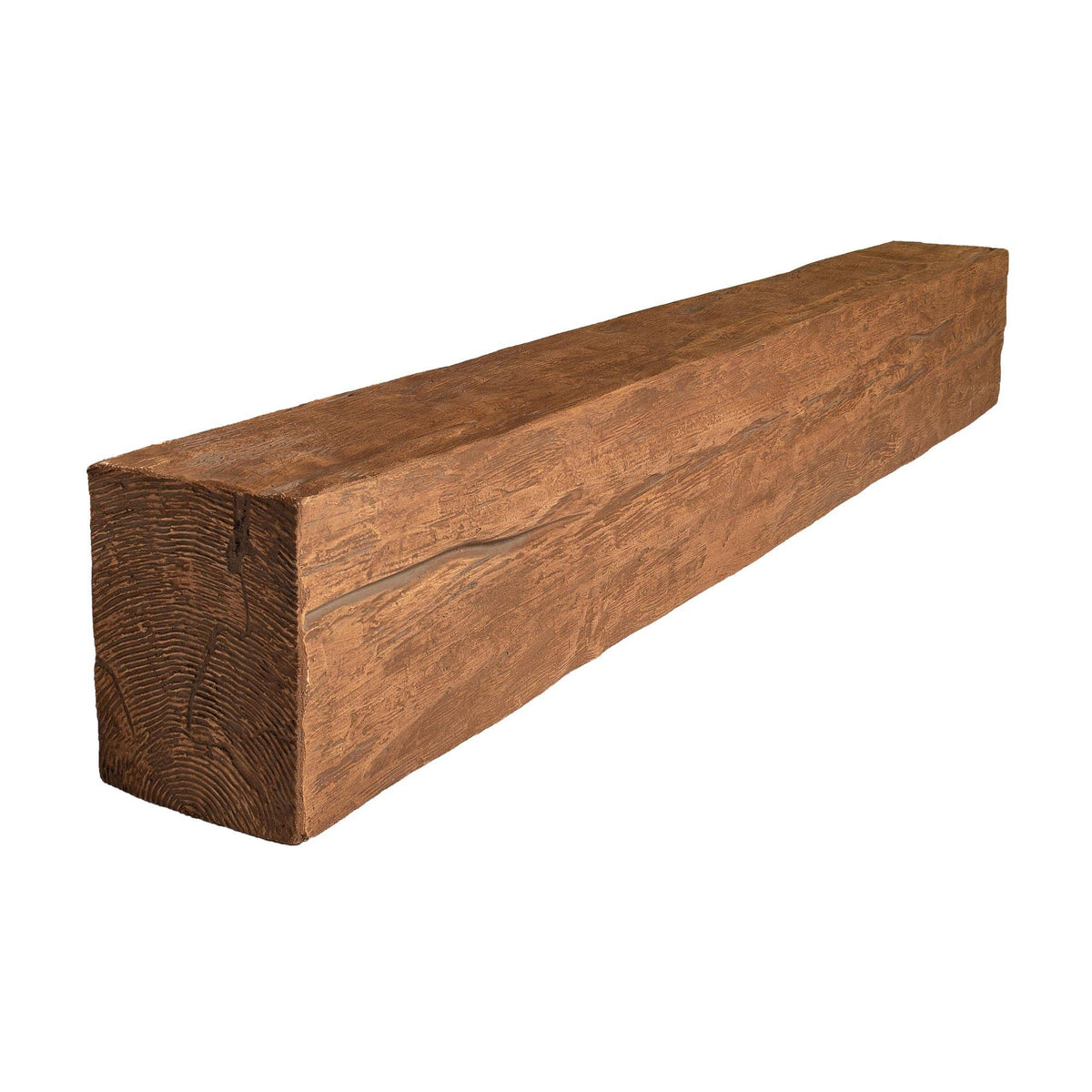 6 in. x 8 in. x 4.5 ft. Faux Wood Mantel M380