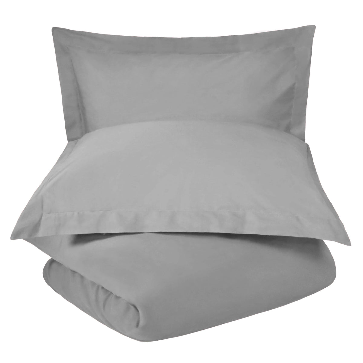 Matte Cotton Percale Duvet Cover Set Full/Queen W7875