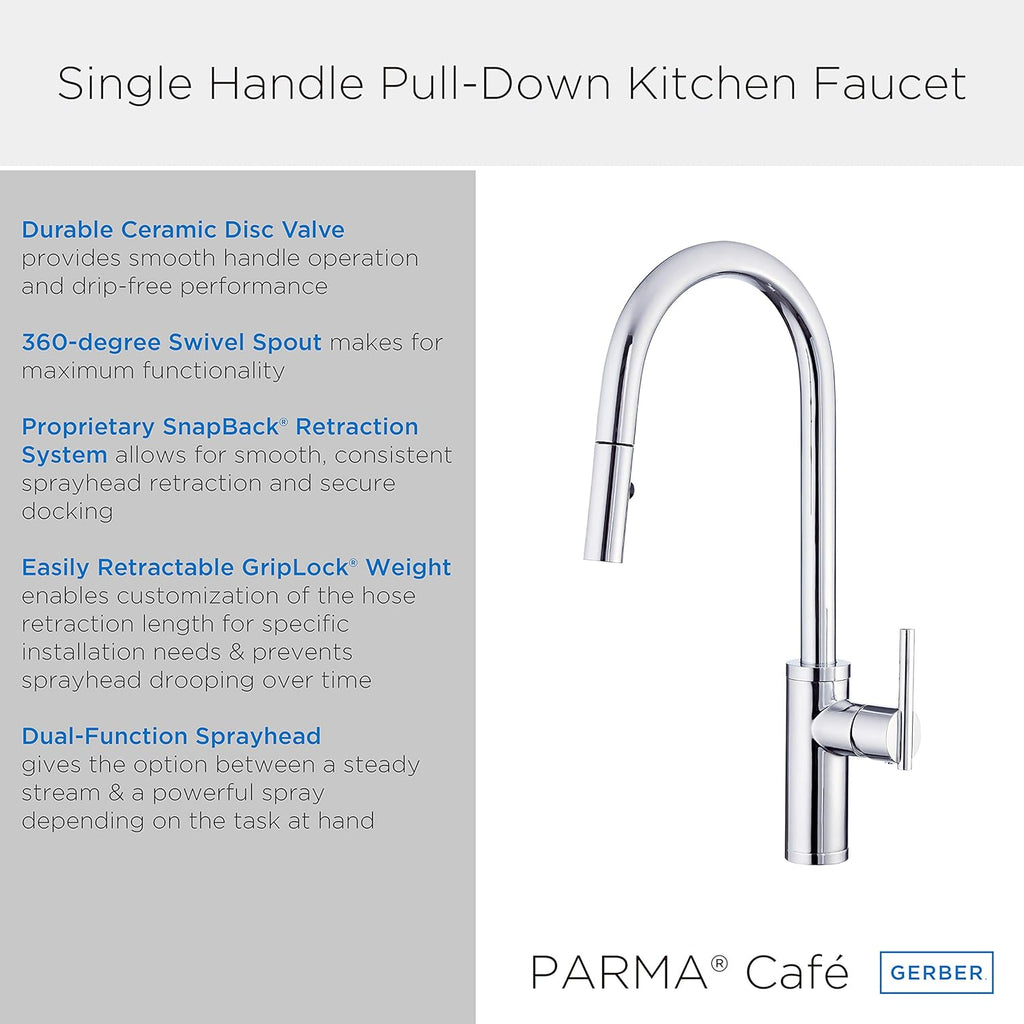 Stainless Steel Pull-Down Kitchen Faucet I9005