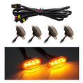 3PCS Amber LED Car Grille Lights with Wiring Harness Z481
