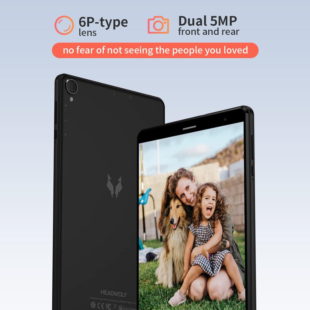 8 inch Android 11 Tablet, 3GB RAM 64GB ROM, 800 * 1280 HD Display D157