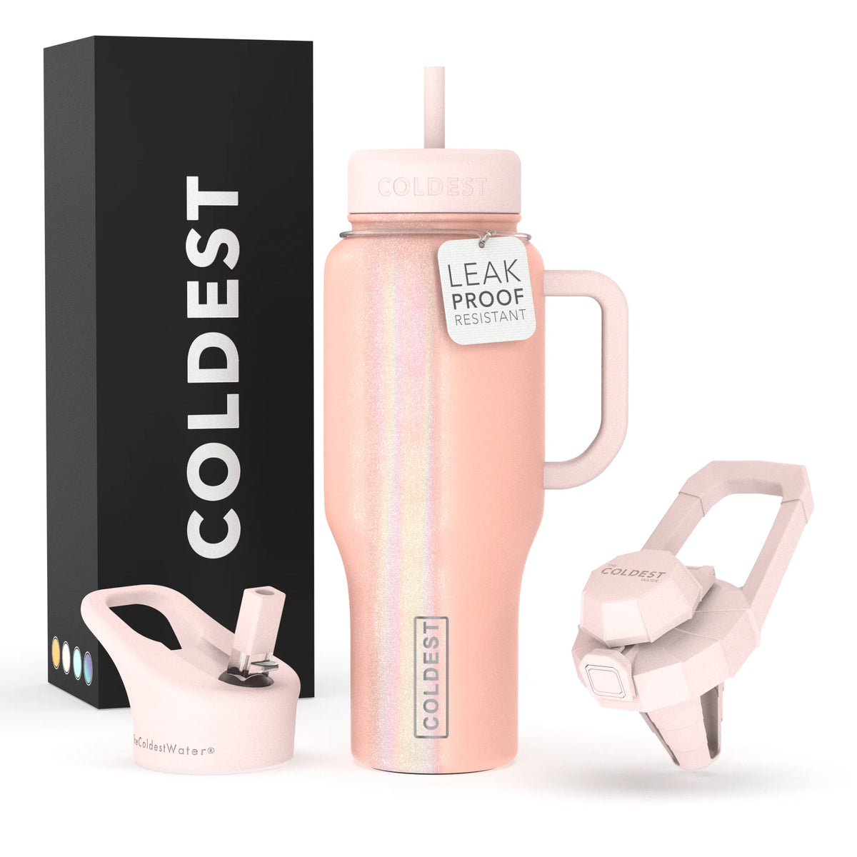 36 oz Insulated Stainless Steel Tumbler with Handle and Straw Lid K776