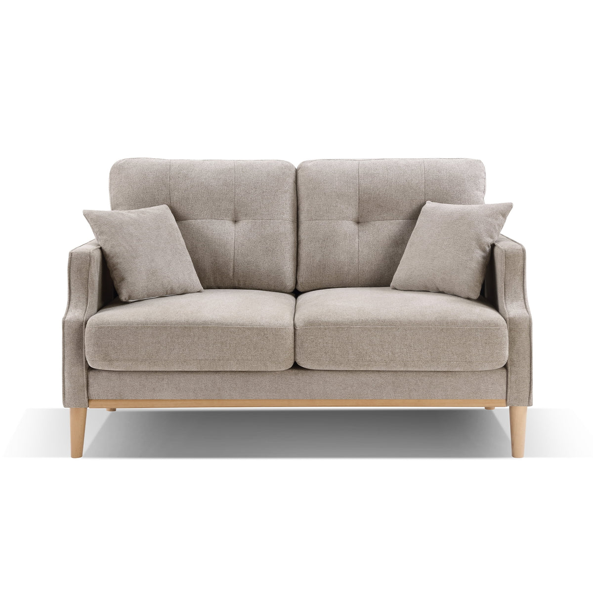 Cream 2 Seater Sofa with Waterproof Fabric G882848