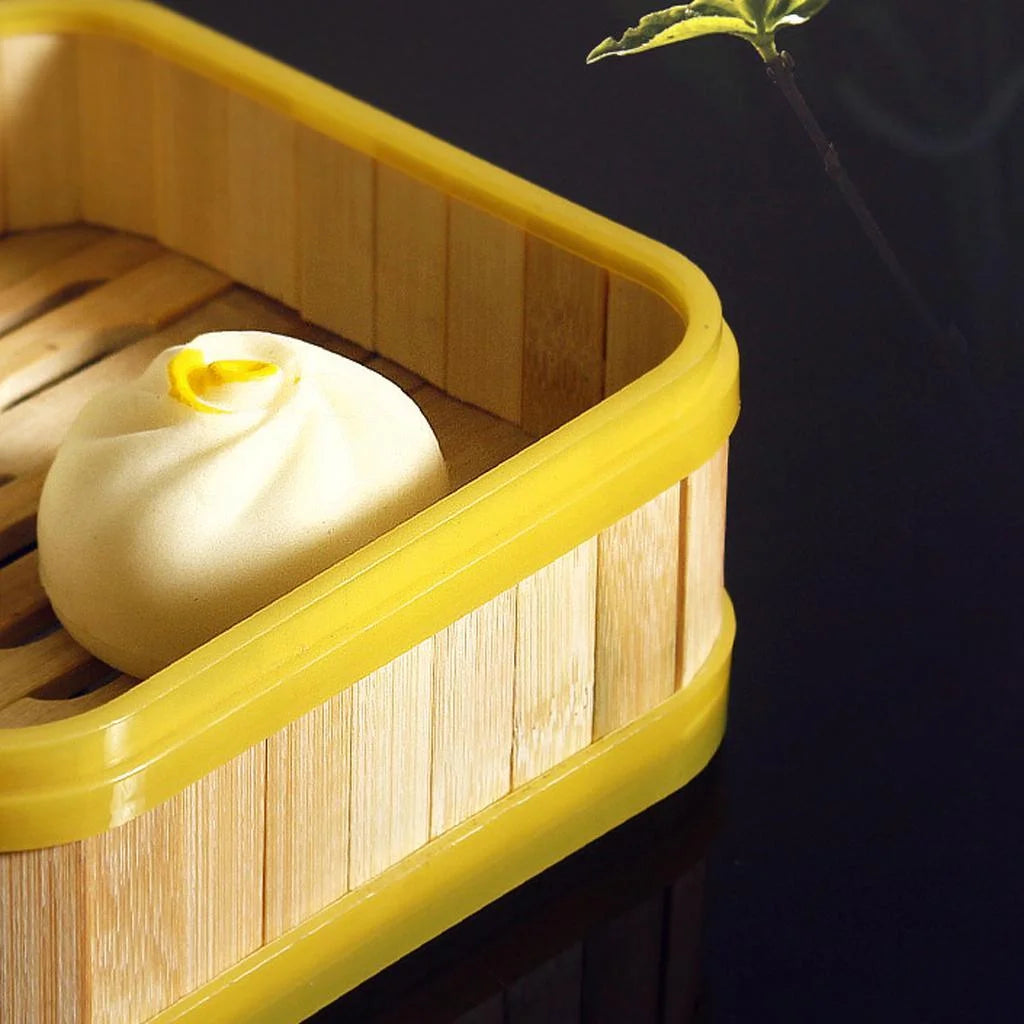 5 inch Bamboo Basket Steamer D171