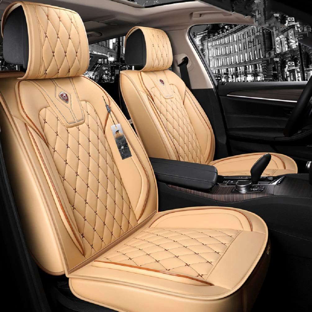 Blue PU Leather Car Seat Covers Full Set E525