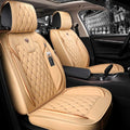 Blue PU Leather Car Seat Covers Full Set E525
