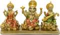 Hindu Lakshmi Ganesha Saraswati Statue J67149