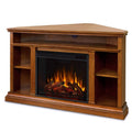 Oak Wood Electric Corner Fireplace U282