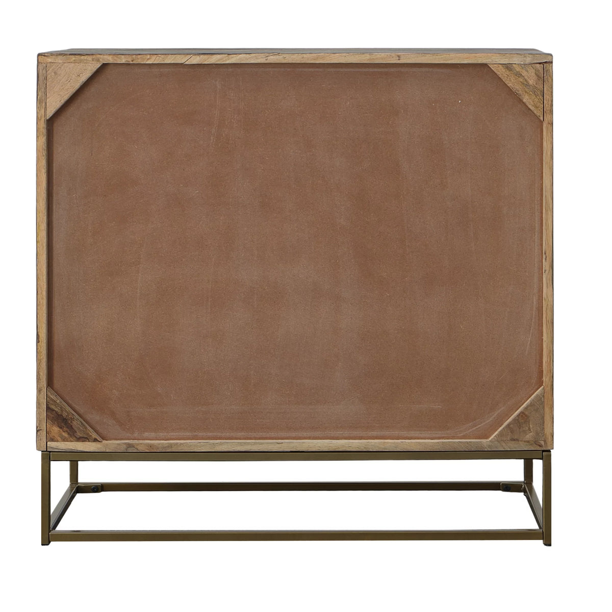 32 Inch 3 Drawer Mango Wood Dresser Chest N797