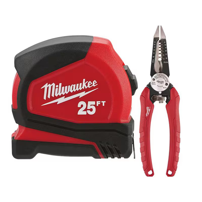 Compact Tape Measure with Pliers V809724