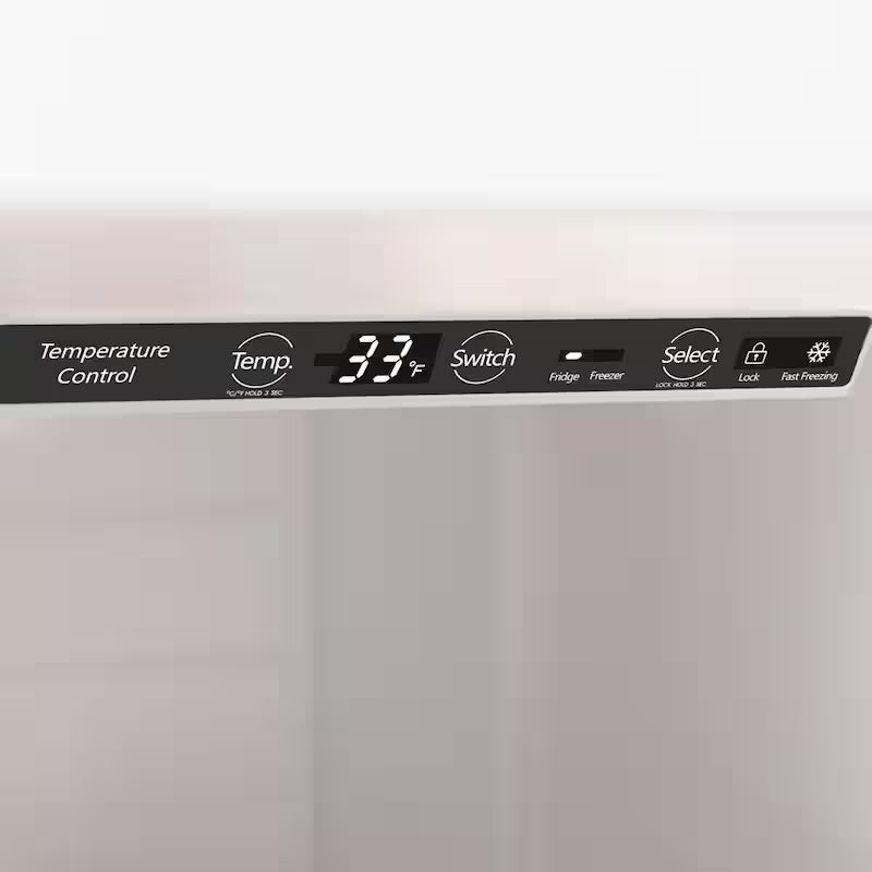 11 cu. ft. Convertible Upright Freezer/Refrigerator in Stainless Steel D51241