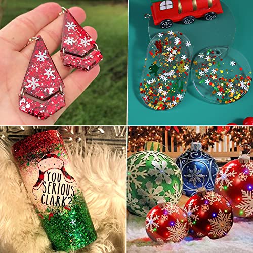 15 Colors Holographic Chunky Cosmetic Sequins with Brush 5 Spoons R184