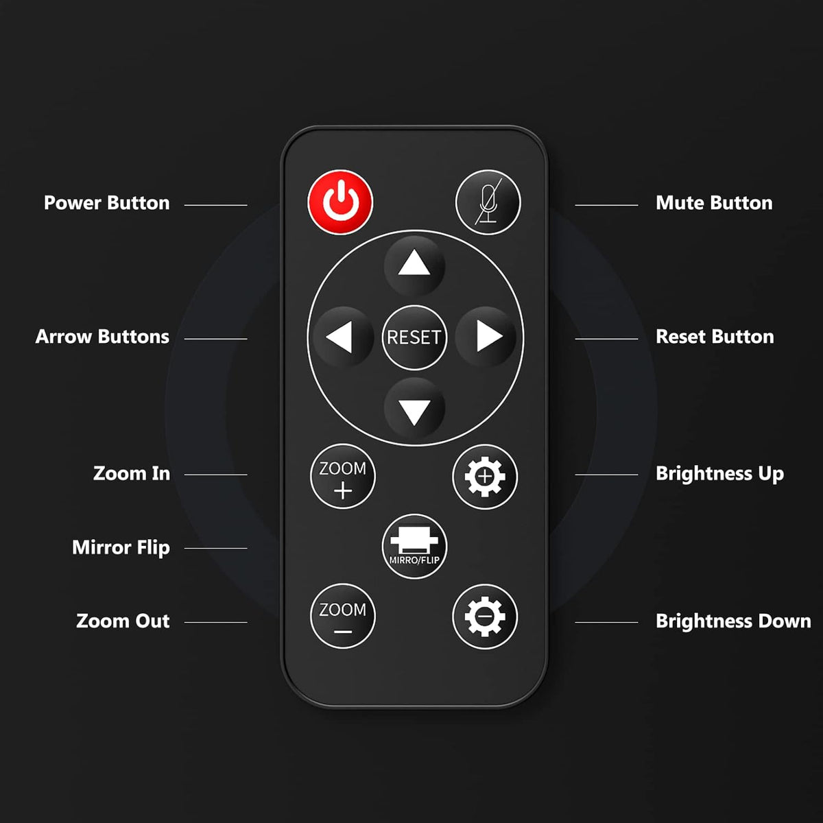 White 1080P Webcam with Remote Control U168150
