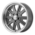 17x9 5x120.65 0mm Mag Gray Machined Wheels V494
