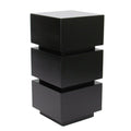 Antique Black Wooden Pedestal Stand Z856358