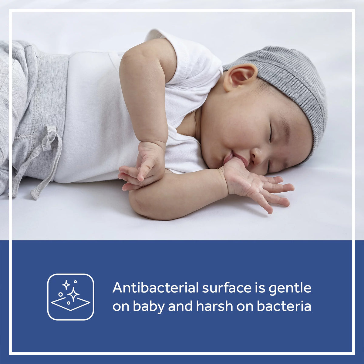 2-Stage Antibacterial Baby Crib & Toddler Mattress A333654