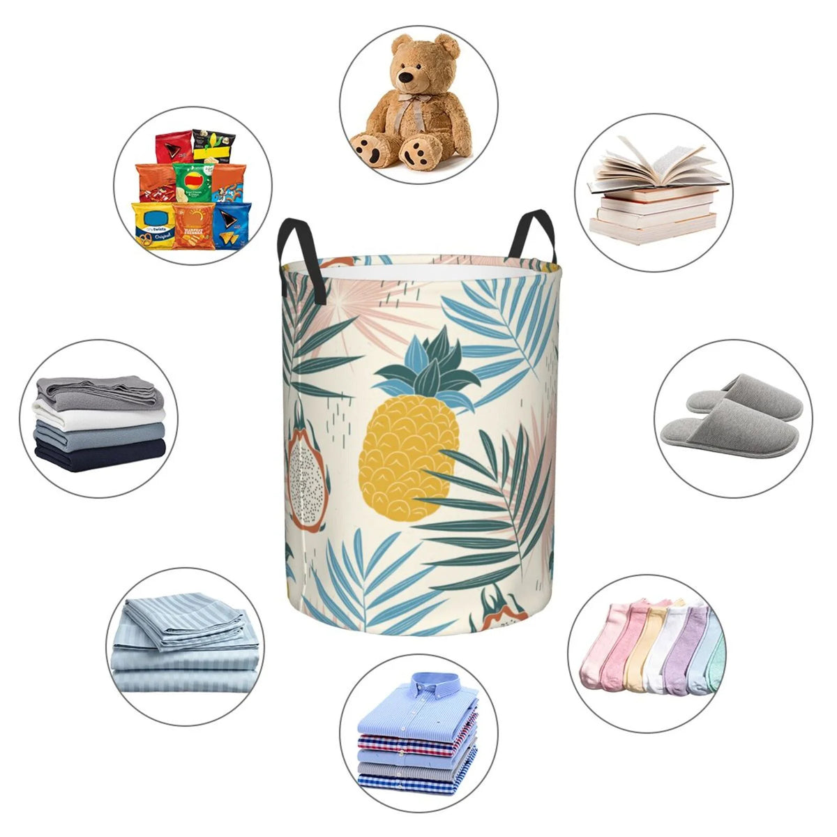 Collapsible 62L Laundry Basket E82410