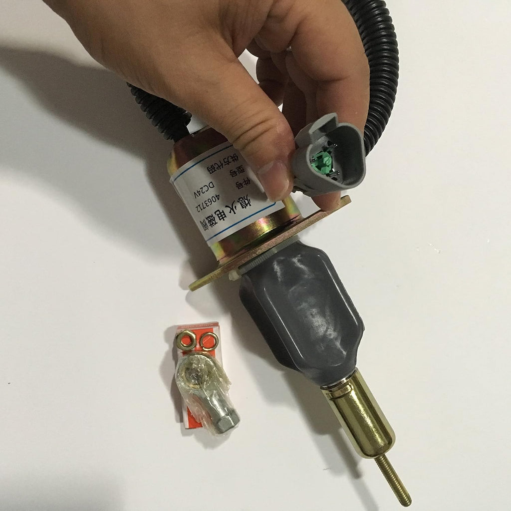24V Shut Off Stop Solenoid for Cummins C8.3L Engine Pack of 2 Q8694
