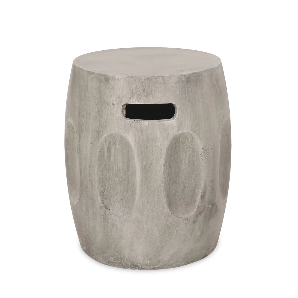 Contemporary Lightweight Concrete Accent Side Table Y111081