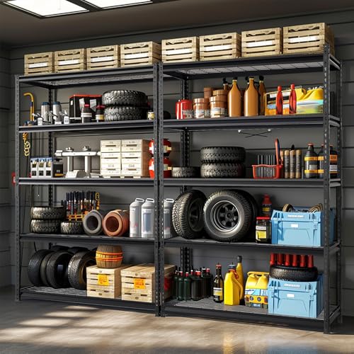 5-Tier Heavy Duty Adjustable Metal Shelving Unit M7400