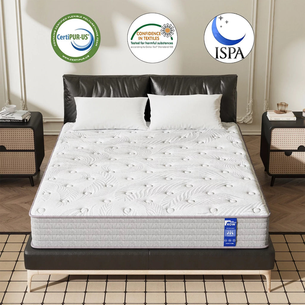 12 inch Full Size Gel Memory Foam Innerspring Mattress Y355