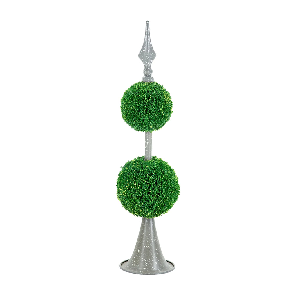 Artificial Two-Tiered Boxwood Topiary Sphere 26.5" A71756