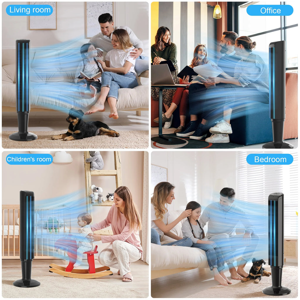 36 Tower Fan with Remote, 3 Speeds, 3 Modes R88696