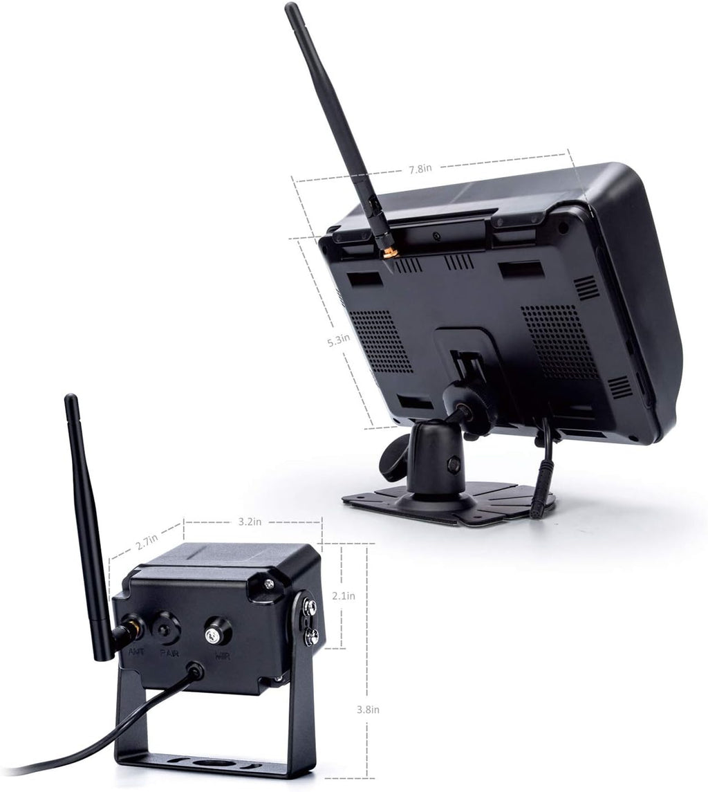 7" Wireless Backup Camera System W9235