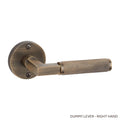 Antique Brass Dummy Door Plate with Lever Handle X40962