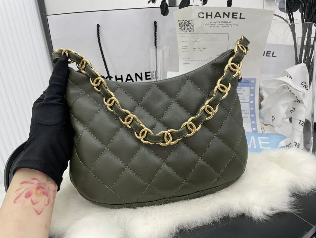 Emerald Green Hobo Handbag I6837