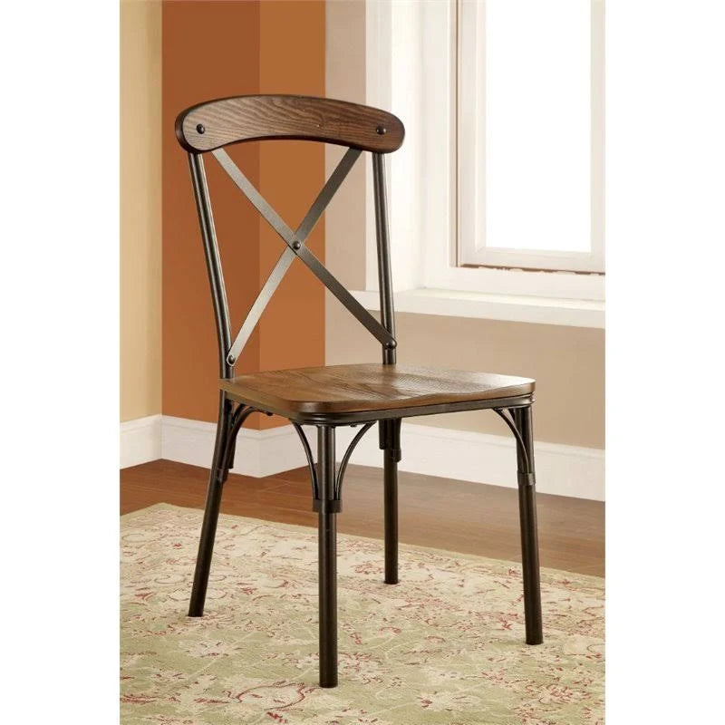 Bronze Metal Dining Chair - 2 count F144948