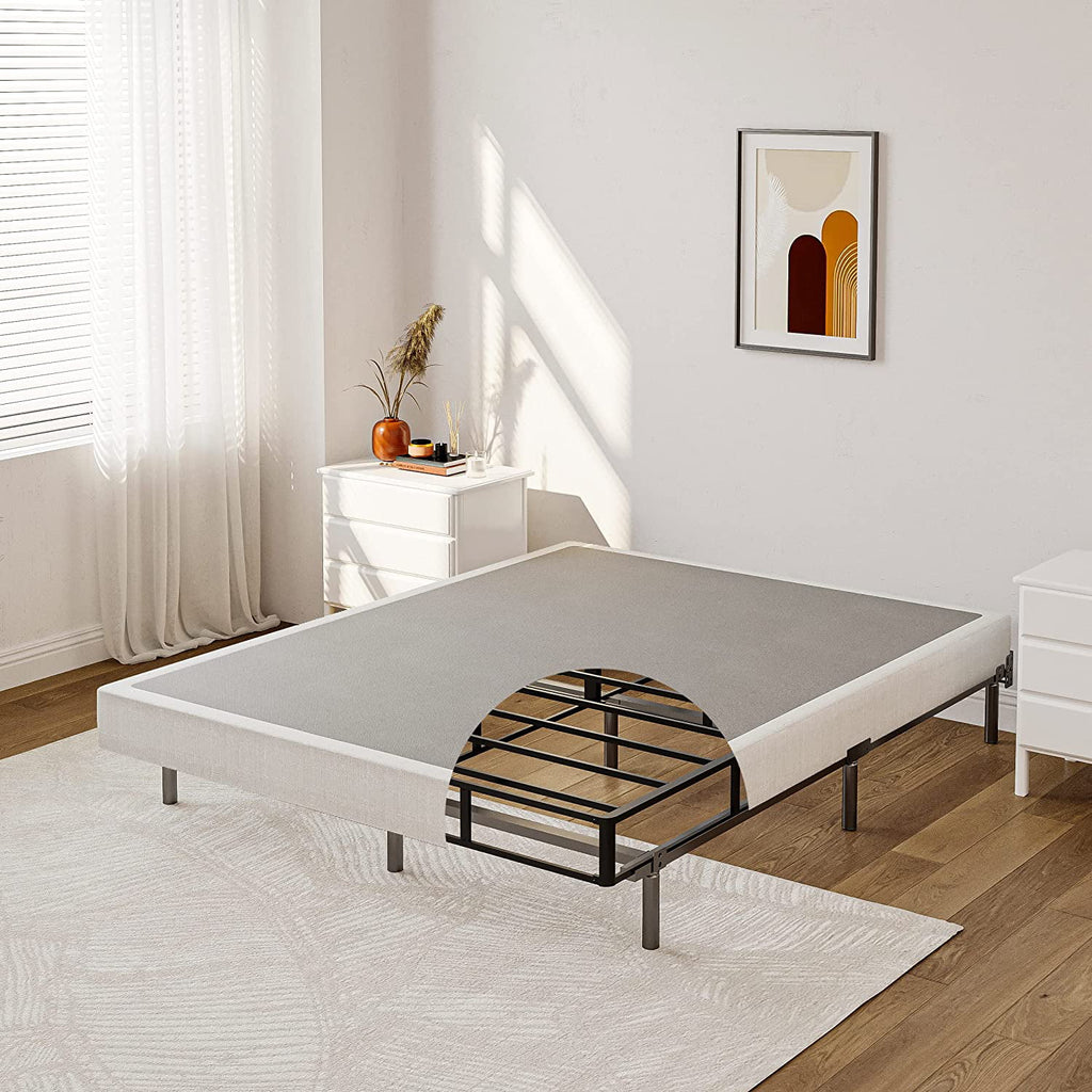 9 Inch California King Box Spring Metal Frame Mattress Foundation V488