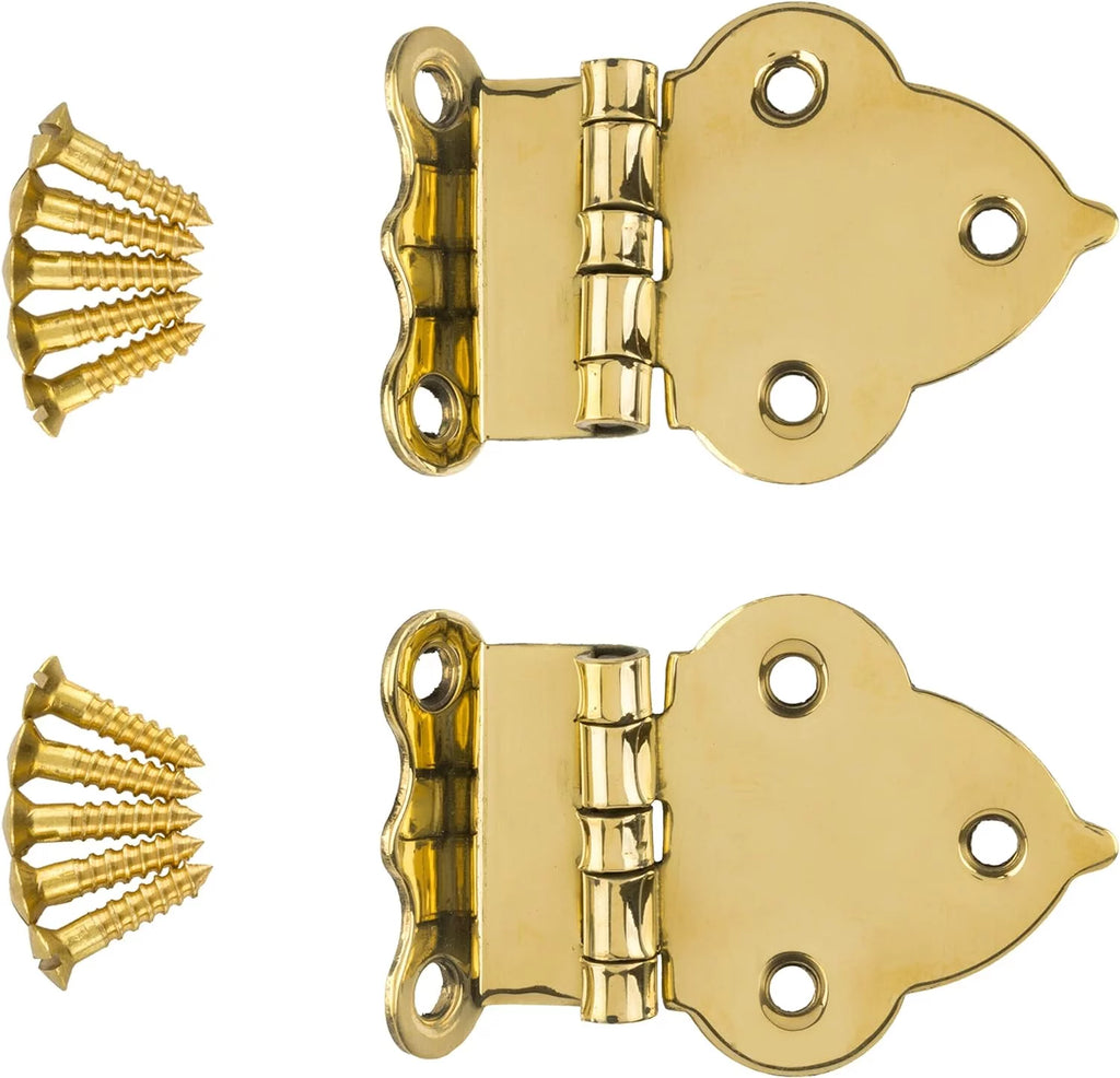 Solid Brass Offset Cabinet Hinges Pack Of 2 I544