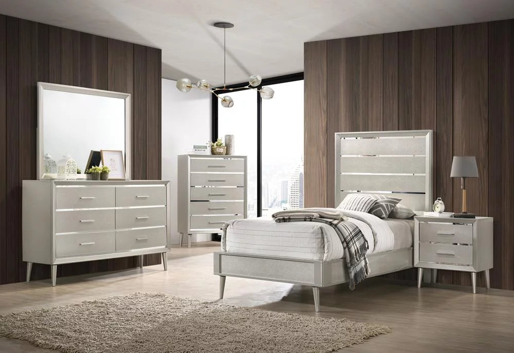 5-piece Twin Panel Bedroom Set I42124