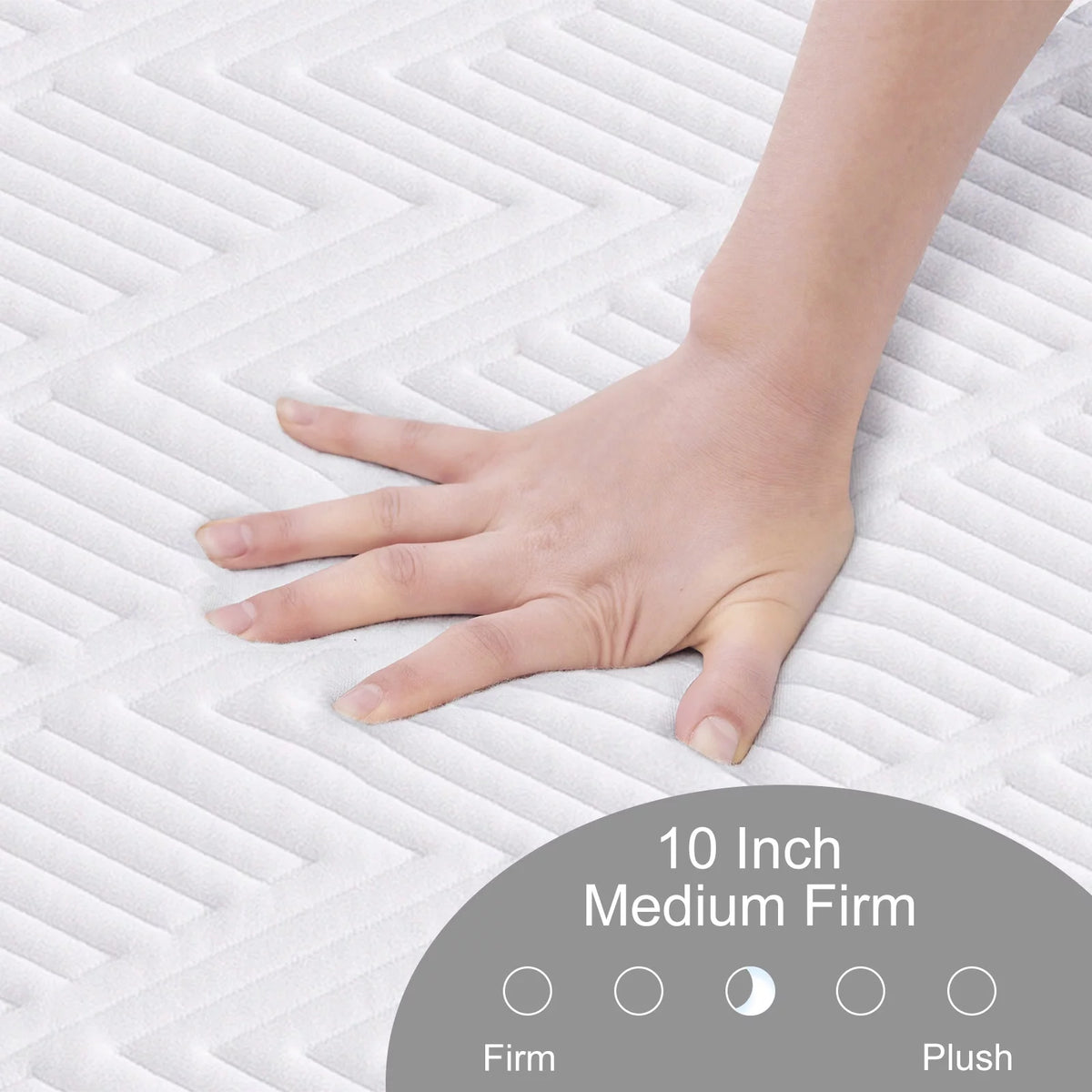 Queen 10 Inch Gel Memory Foam Mattress R493973