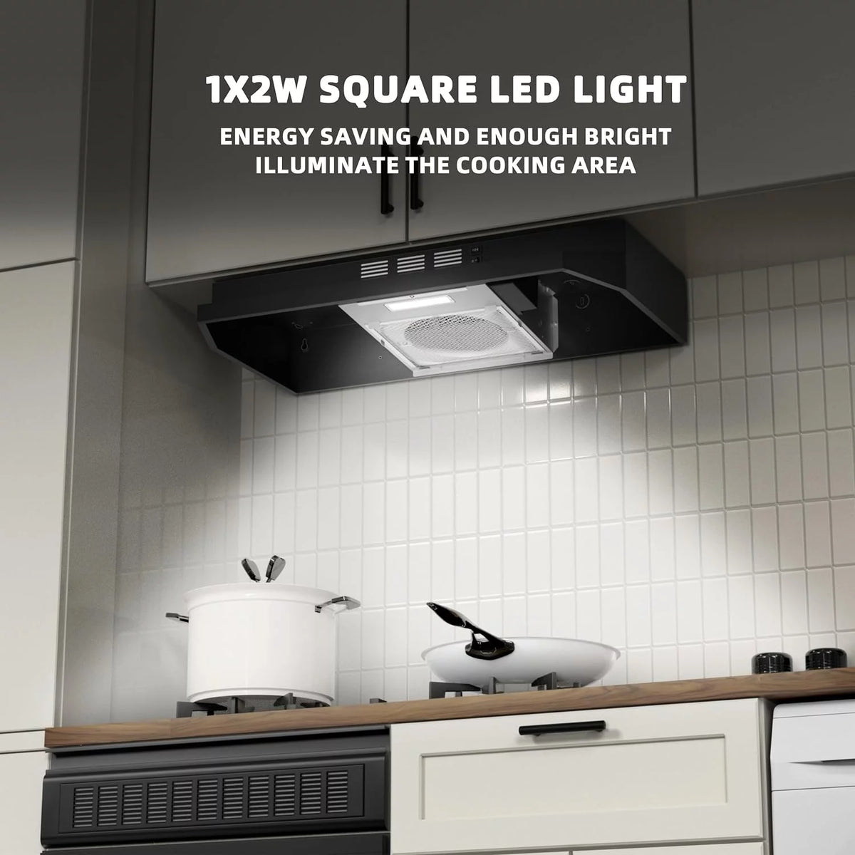 Black 30 inch Under Cabinet Range Hood with 300 CFM Y622000