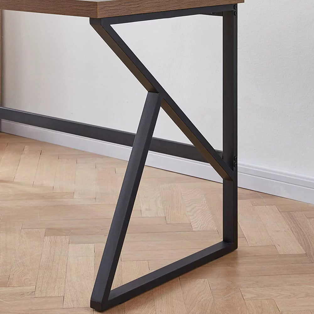 55 Inch Wood and Metal Desk P756416