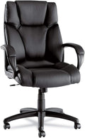 Black Leather High-Back Swivel/Tilt Chair L173758