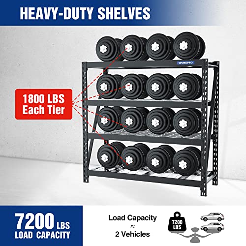 5-Tier Heavy Duty Adjustable Metal Shelving Unit M7400