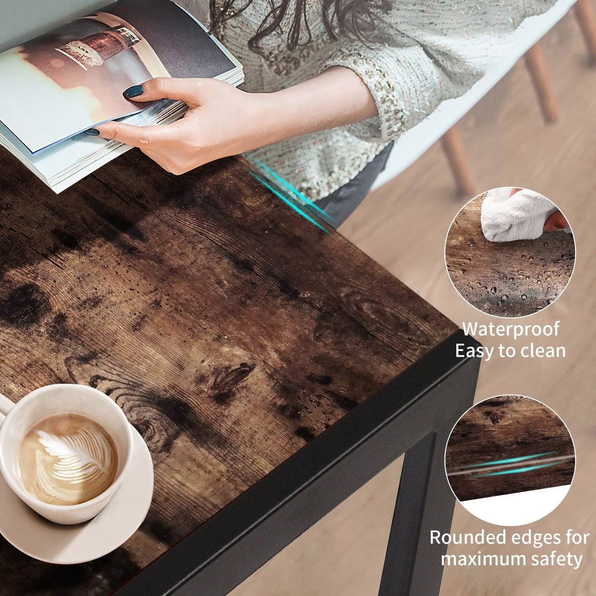 Rustic Folding Computer Desk E99305