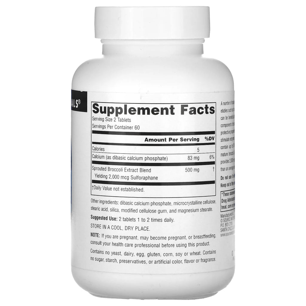 Broccoli Sprouts Extract 250 mg 120 Tablet C5737