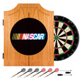 Beveled Wood Dart Cabinet Set Z746