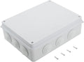 ABS Plastic IP65 Junction Box White 10 x 7.9 x 3.1 inch Pack of 2 T24512